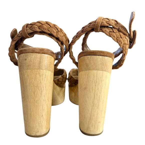 Veronica Beard Brown Platform Heels - Picture 8 of 16